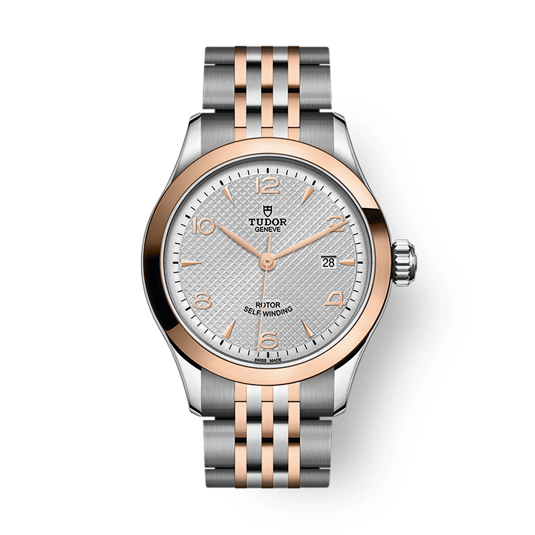 Tudor 1926 28 mm Silver Dial Stainless Steel Bracelet M91351-0001 - WATCHXNYC
