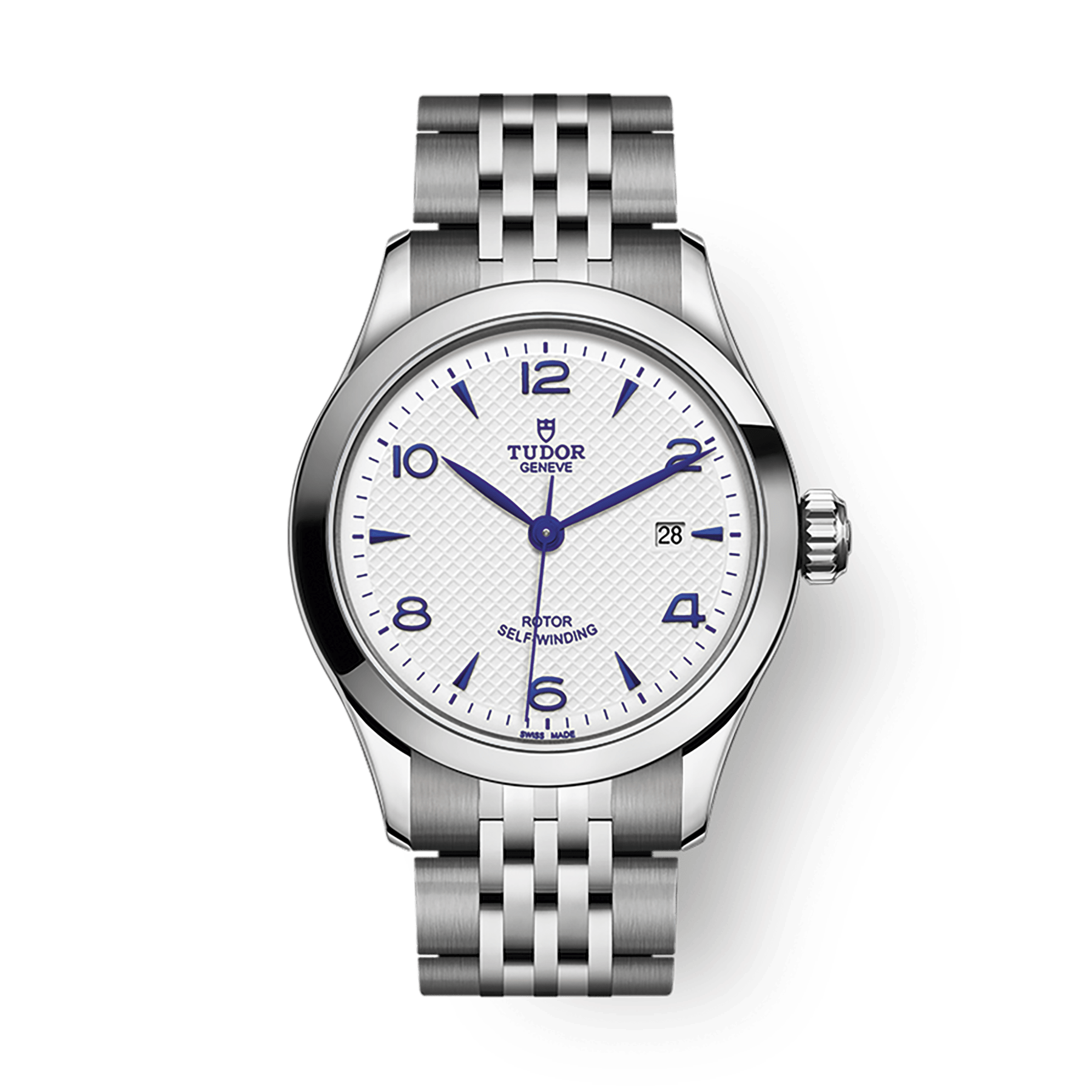 Tudor 1926 28 mm White Dial Stainless Steel Bracelet M91350-0005 - WATCHXNYC