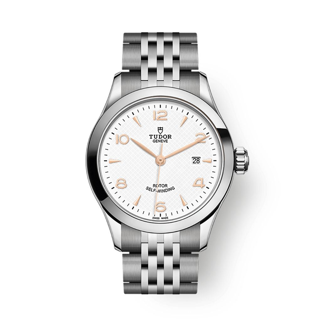 Tudor 1926 28 mm White Dial Stainless Steel Bracelet M91350-0011 - WATCHXNYC