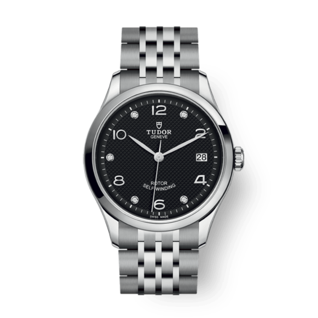 Tudor 1926 36 mm Black Dial with Diamonds Stainless Steel Bracelet M91450-0004 - WATCHXNYC