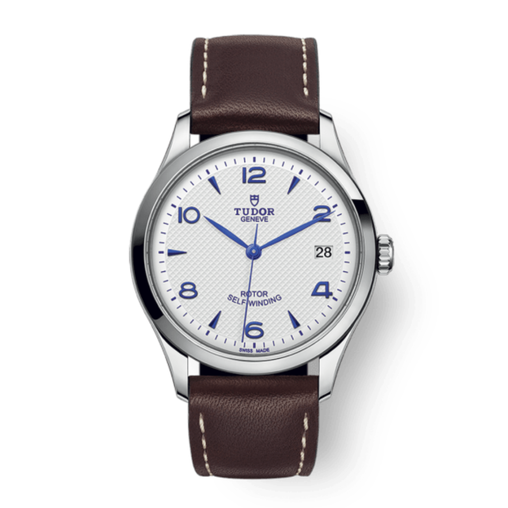 Tudor 1926 36 mm White Dial Stainless Steel Leather Strap M91450-0010 - WATCHXNYC