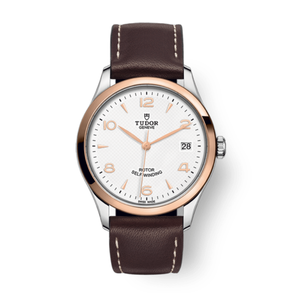 Tudor 1926 36 mm White Dial Stainless Steel Leather Strap M91451-0010 - WATCHXNYC