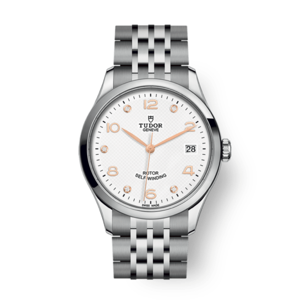 Tudor 1926 36 mm White Dial with Diamonds Stainless Steel Bracelet M91450-0013 - WATCHXNYC