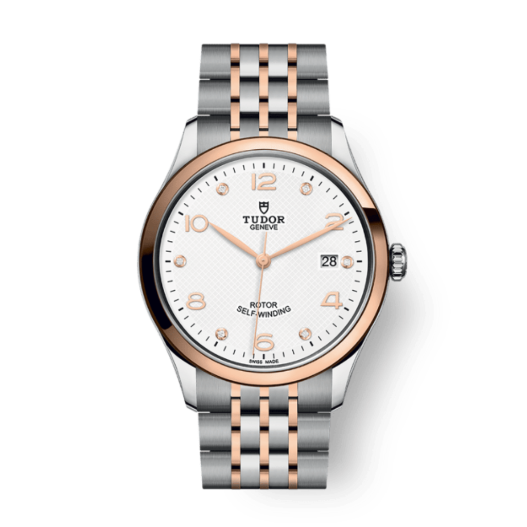 Tudor 1926 39 mm White Dial with Diamonds Stainless Steel Bracelet M91551-0011 - WATCHXNYC