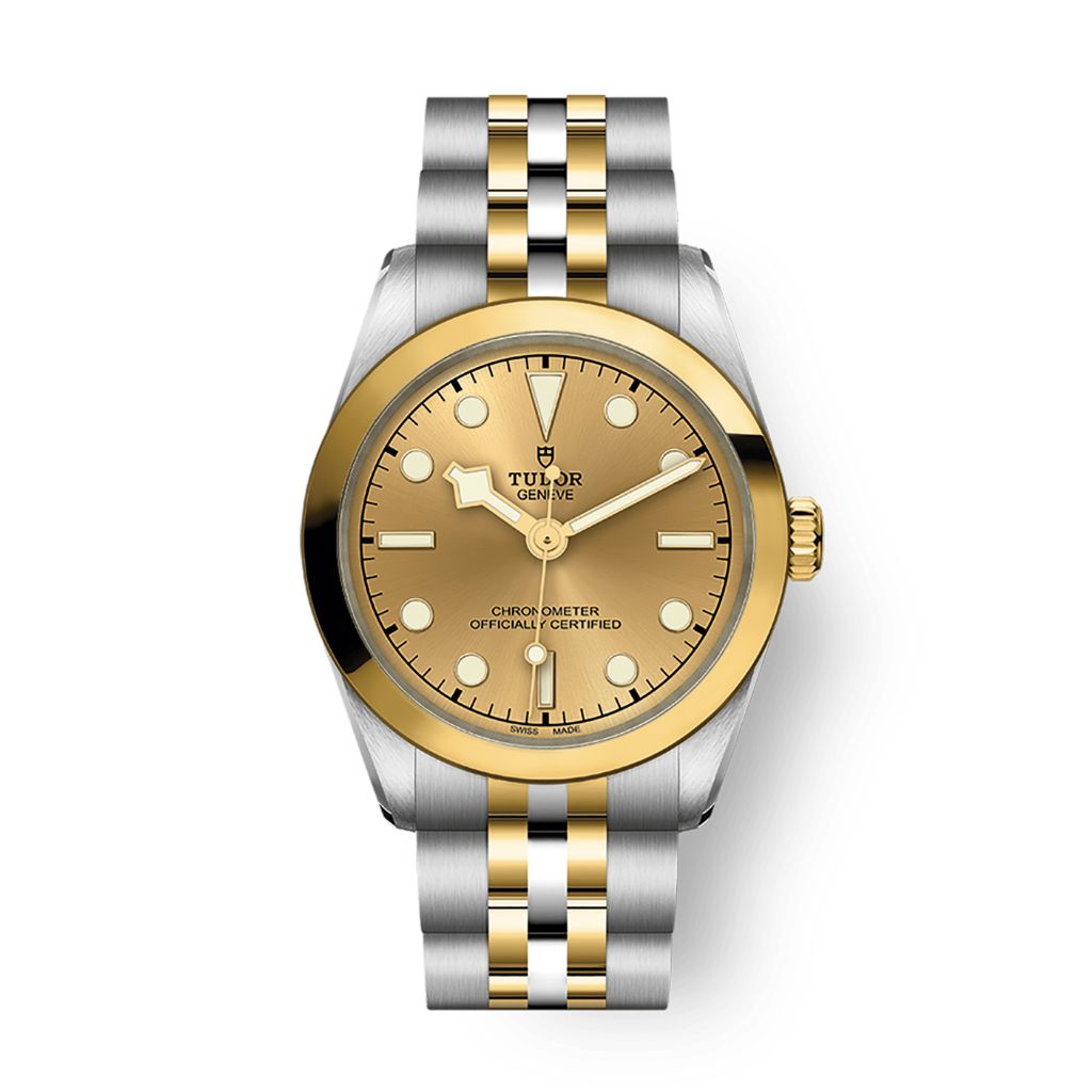 Tudor Black Bay 31 S&G 31 mm Golden Dial Stainless Steel Bracelet M79603-0005 - WATCHXNYC