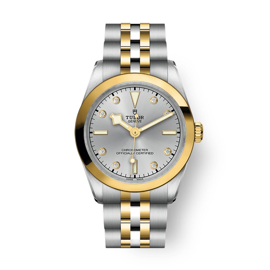 Tudor Black Bay 31 S&G 31 mm Silver Dial with Diamonds Stainless Steel Bracelet M79603-0007 - WATCHXNYC
