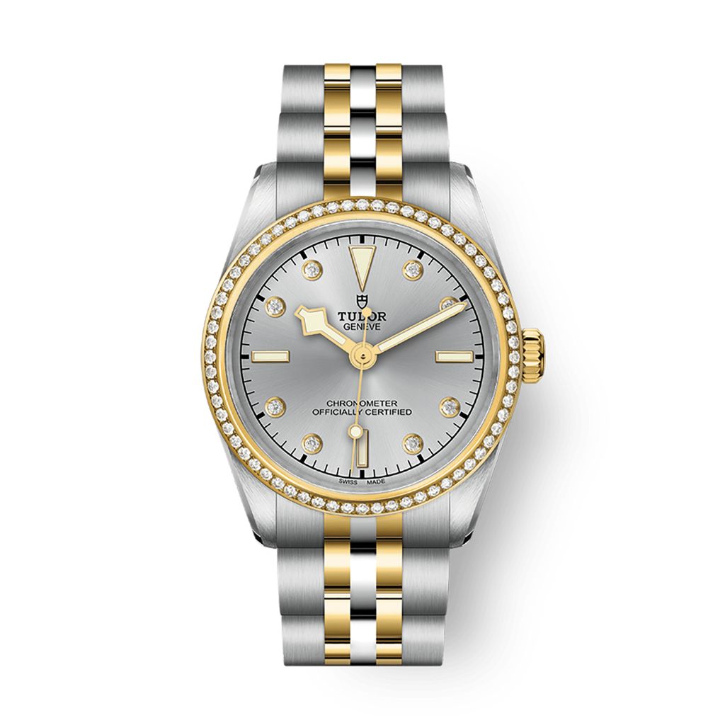 Tudor Black Bay 31 S&G 31 mm Silver Dial with Diamonds Stainless Steel Bracelet M79613-0006 - WATCHXNYC