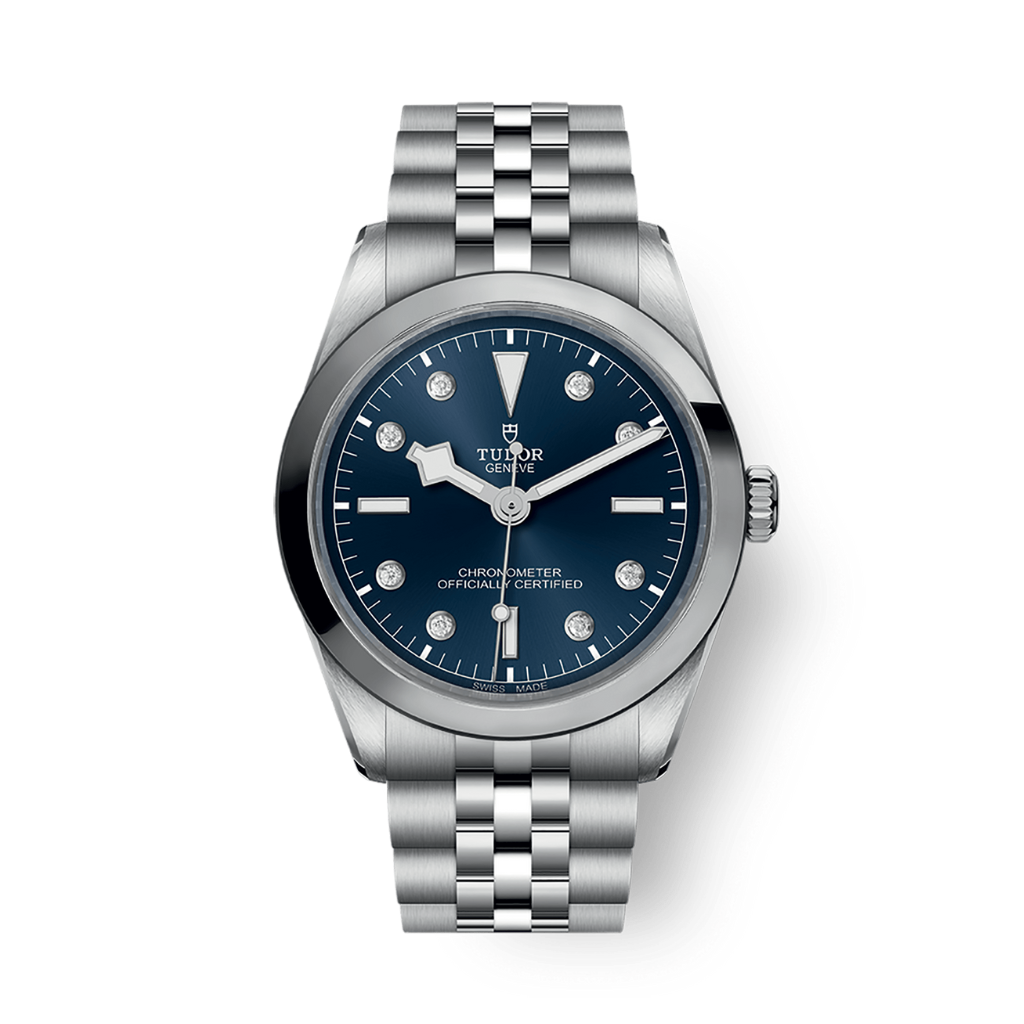Tudor Black Bay 36 mm Blue Dial with Diamonds Stainless Steel Bracelet M79640-0005 - WATCHXNYC