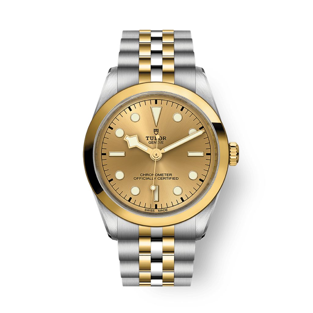Tudor Black Bay 36 S&G 36 mm Golden Dial Stainless Steel Bracelet M79643-0005 - WATCHXNYC