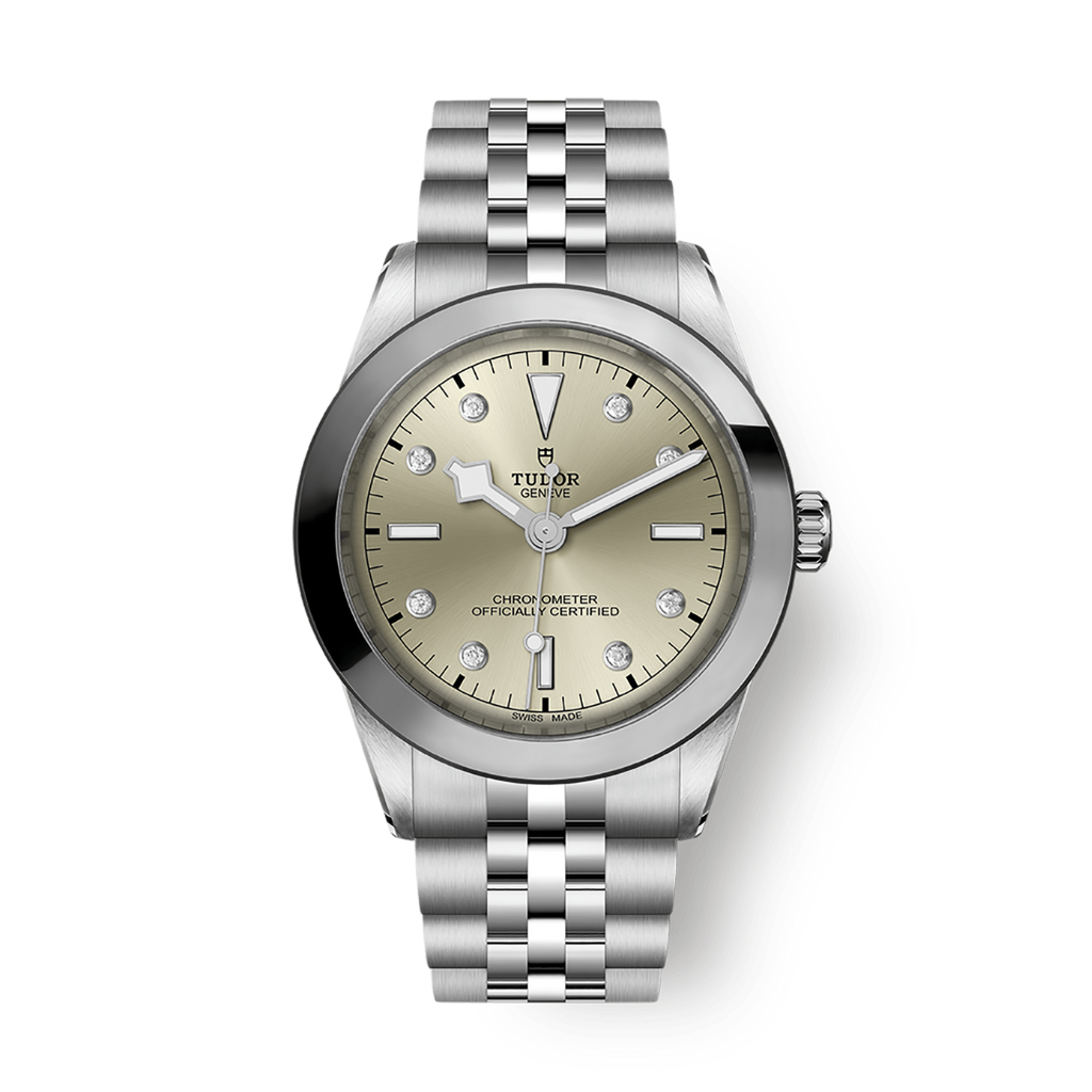 Tudor Black Bay 39 mm Grey Dial with Diamonds Stainless Steel Bracelet M79660-0006 - WATCHXNYC