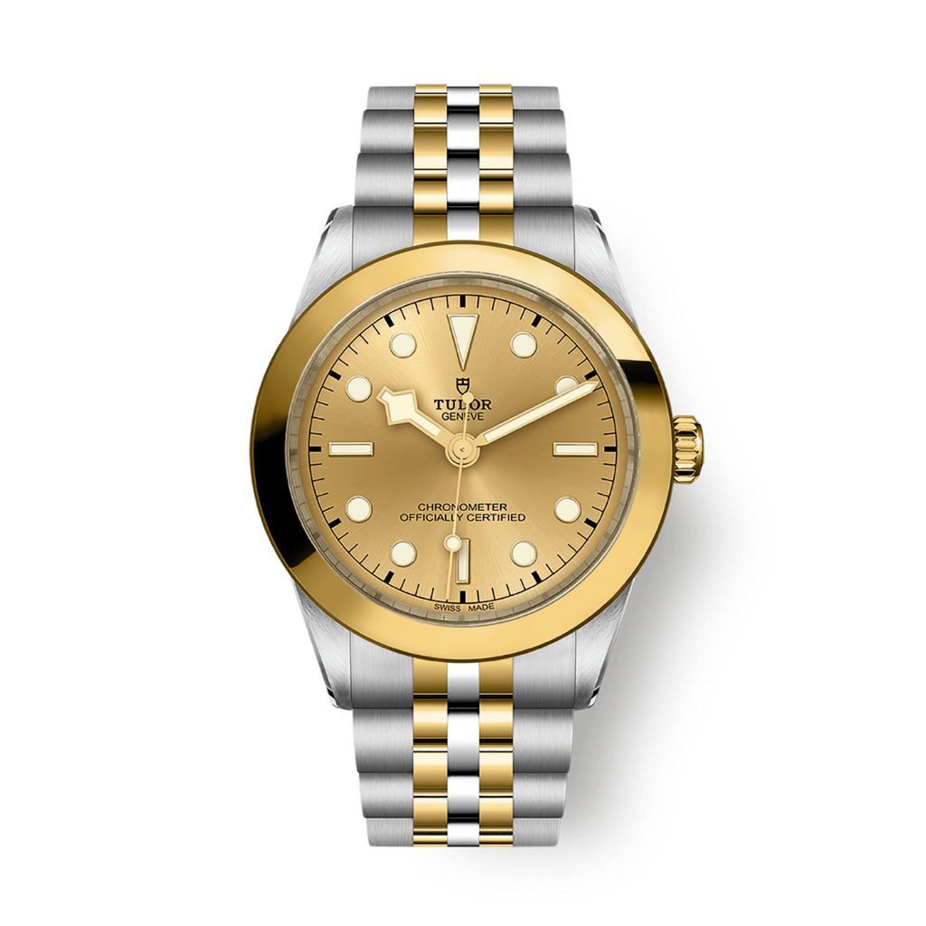 Tudor Black Bay 39 S&G 39 mm Golden Dial Stainless Steel Bracelet M79663-0005 - WATCHXNYC