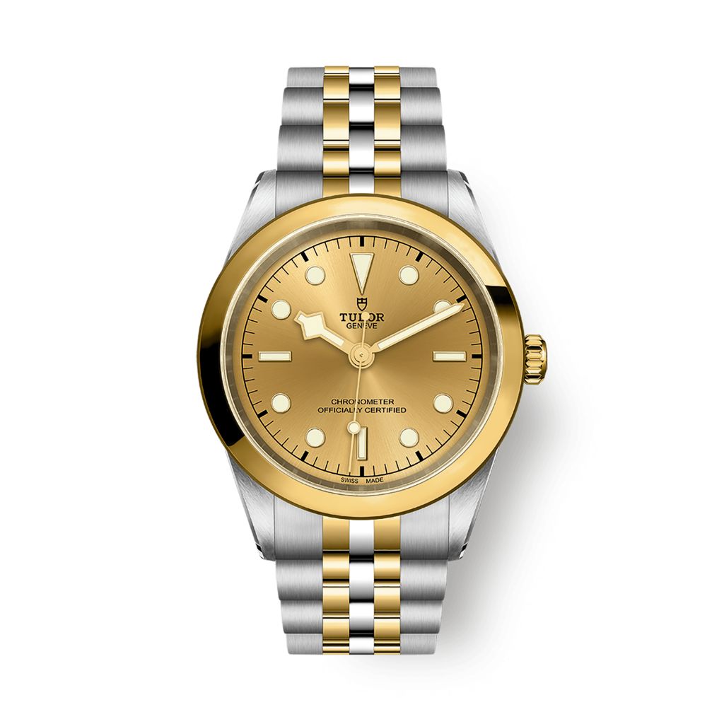 Tudor Black Bay 41 S&G 41 mm Golden Dial Stainless Steel Bracelet M79683-0005 - WATCHXNYC