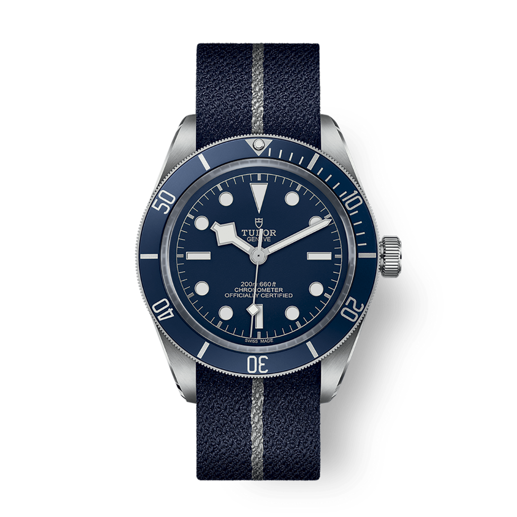 Tudor Black Bay 58 39 mm Blue Dial Stainless Steel Fabric Strap M79030B-0003 - WATCHXNYC
