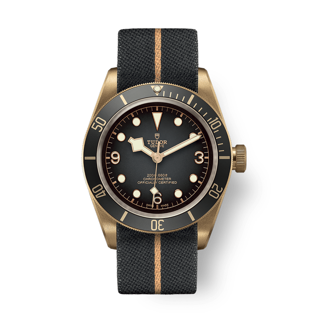 Tudor Black Bay Bronze 43 mm Slate Grey Dial Bronze Fabric Strap M79250BA-0002 - WATCHXNYC
