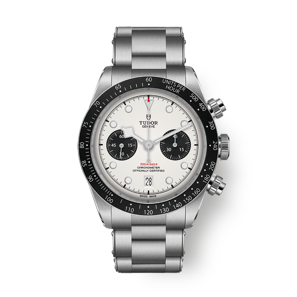 Tudor Black Bay Chrono 41 mm Silver Dial Stainless Steel Bracelet M79360N-0002 - WATCHXNYC