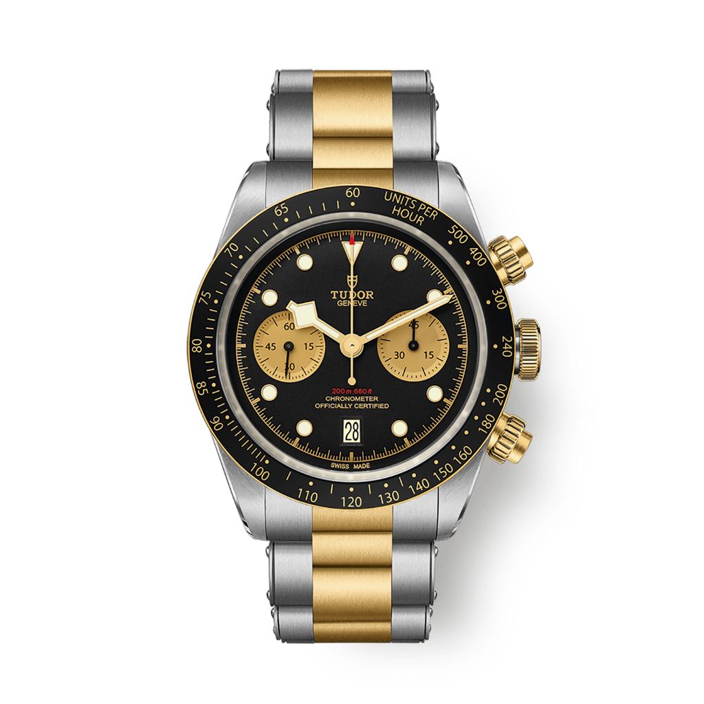 Tudor Black Bay Chrono S&G 41 mm Black Dial Stainless Steel Bracelet M79363N-0001 - WATCHXNYC
