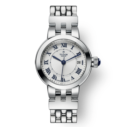 Tudor Clair de Rose 26 mm Silver Dial Stainless Steel Bracelet M35200-0001 - WATCHXNYC
