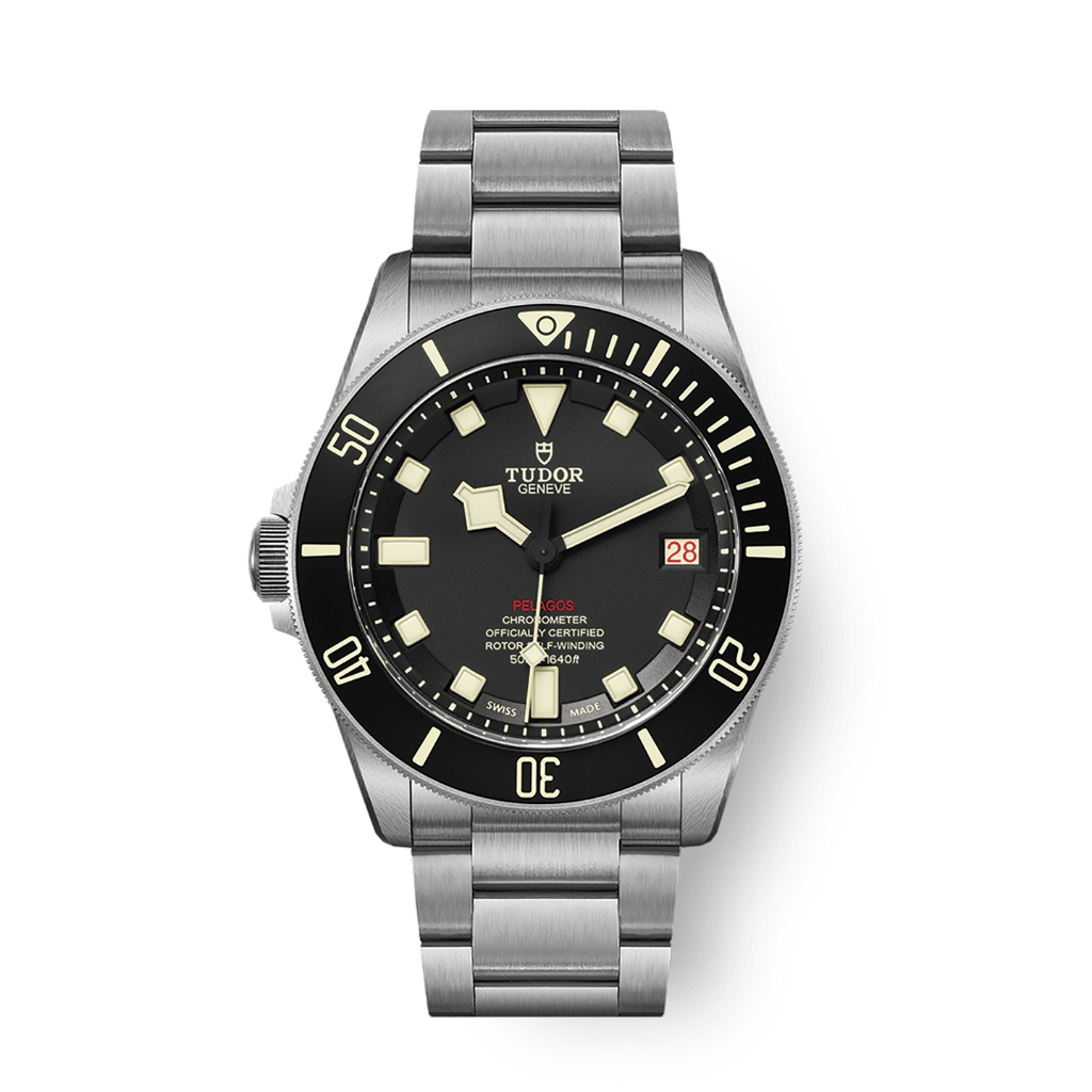 Tudor Pelagos LHD 42 mm Black Dial Titanium Bracelet M25610TNL-0001 - WATCHXNYC