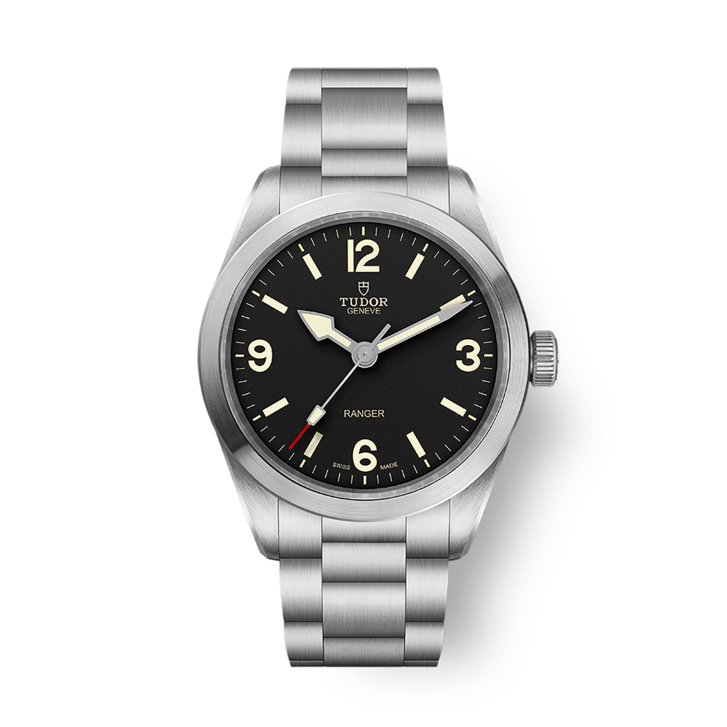Tudor Ranger 39 mm Black Dial Stainless Steel Bracelet M79950-0001 - WATCHXNYC