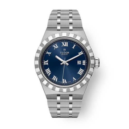Tudor Royal 28 mm Blue Dial Stainless Steel Bracelet M28300-0006 - WATCHXNYC