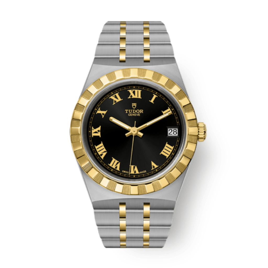 Tudor Tudor Royal 34 mm Black Dial Stainless Steel Bracelet M28403-0003 - WATCHXNYC