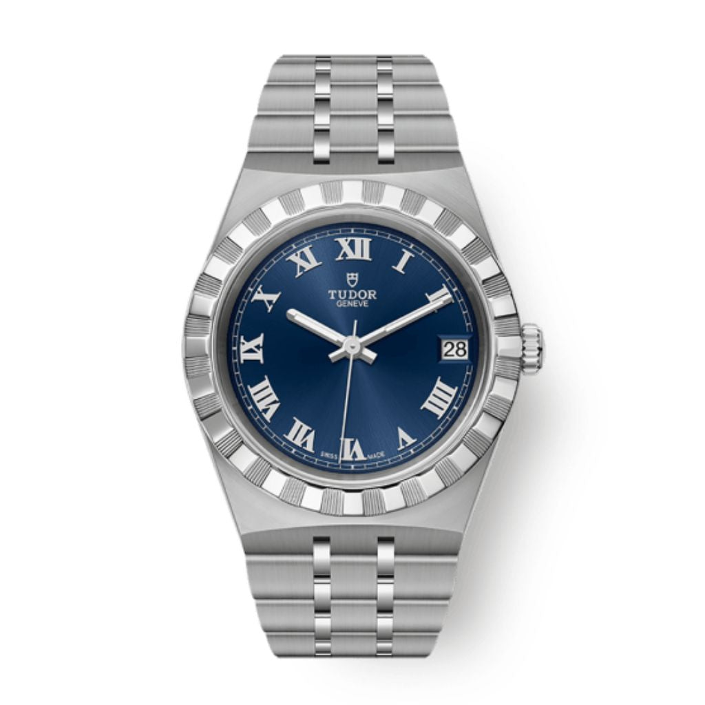 Tudor Tudor Royal 34 mm Blue Dial Stainless Steel Bracelet M28400-0006 - WATCHXNYC