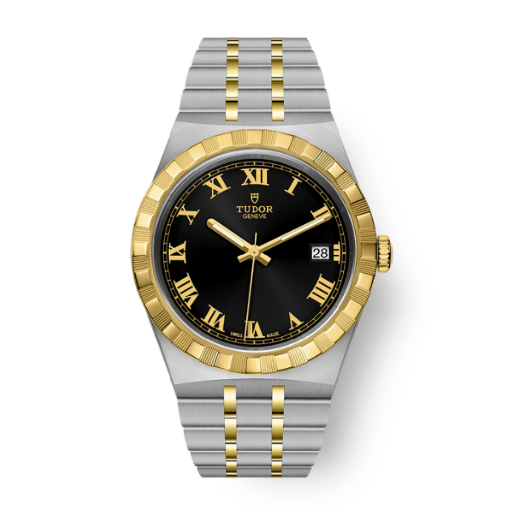 Tudor Tudor Royal 38 mm Black Dial Stainless Steel Bracelet M28503-0006 - WATCHXNYC