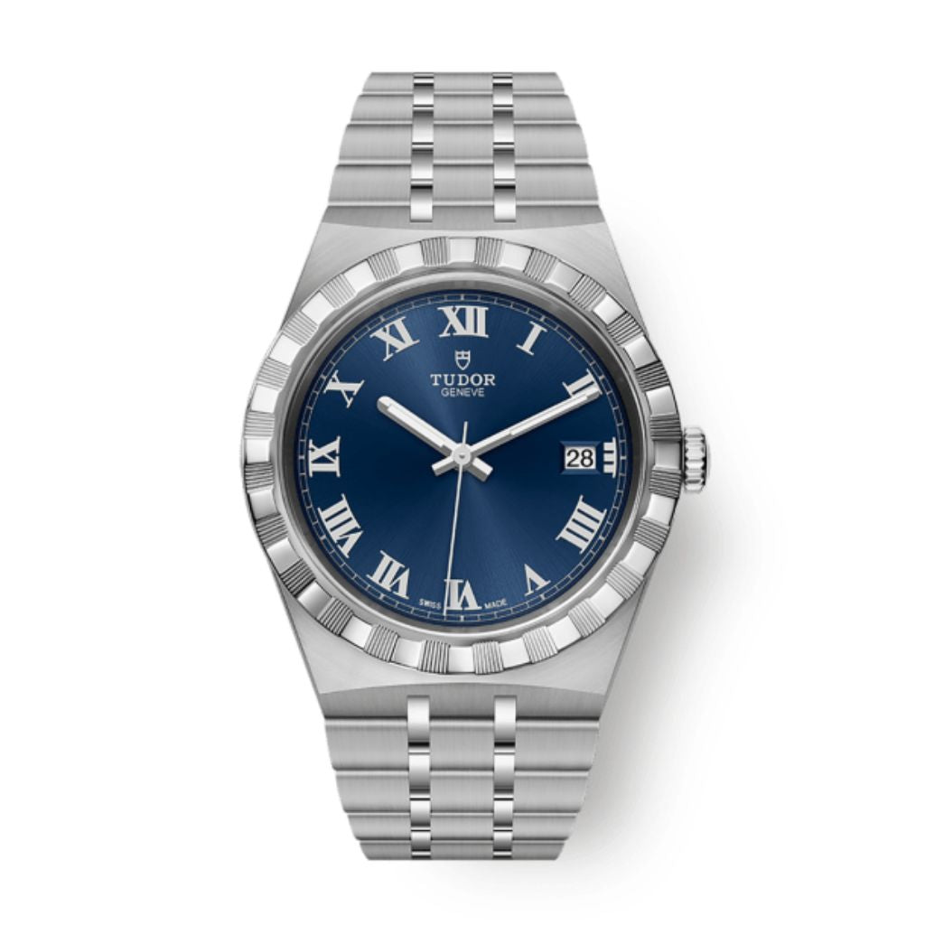 Tudor Tudor Royal 38 mm Blue Dial Stainless Steel Bracelet M28500-0005 - WATCHXNYC