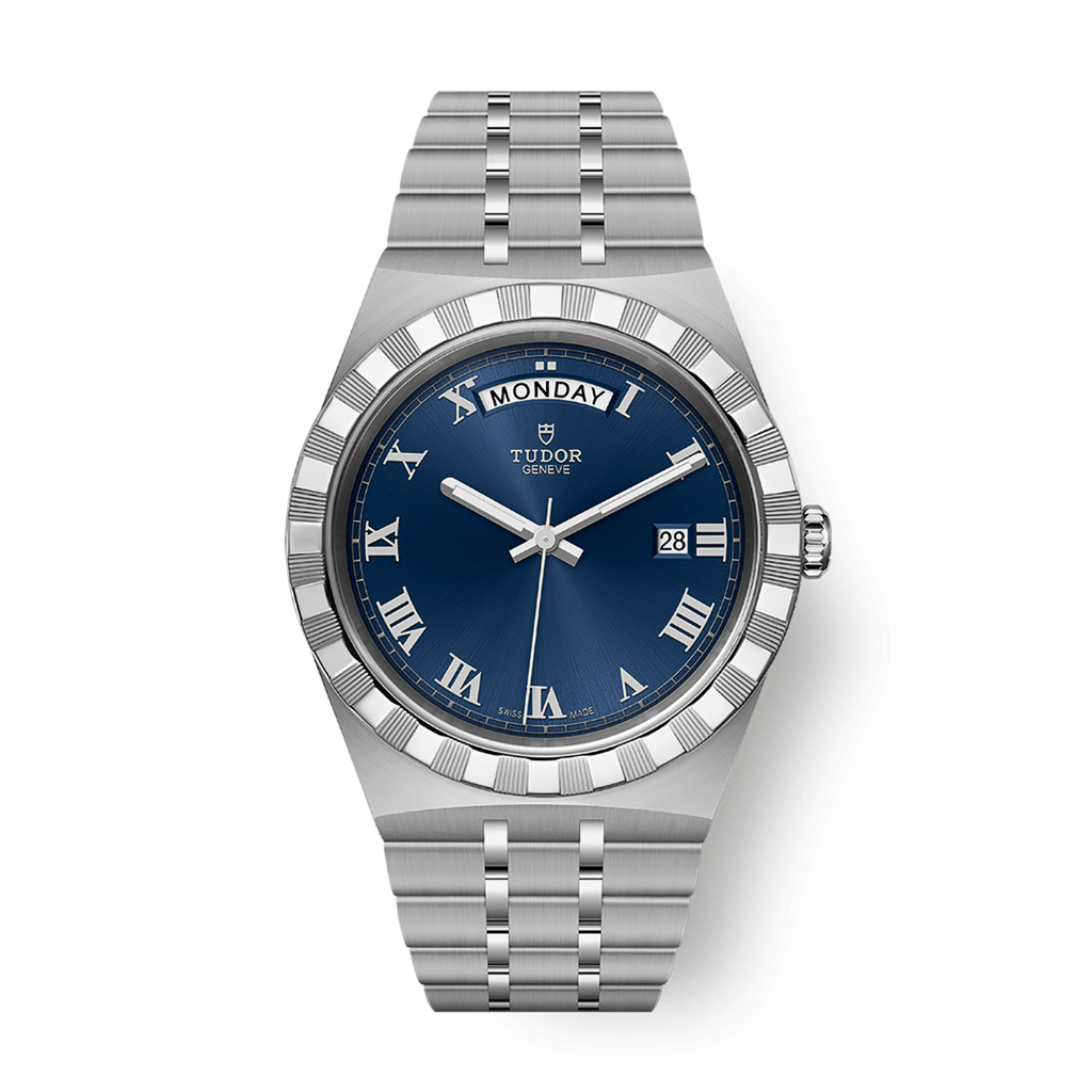 Tudor TUDOR Royal 41 mm Blue Dial Stainless Steel Bracelet M28600-0005 - WATCHXNYC
