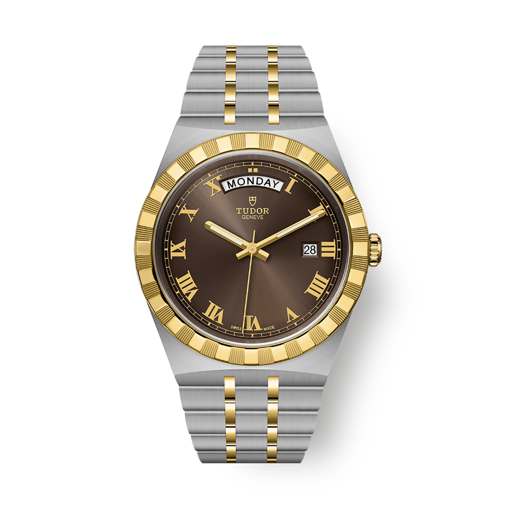 Tudor Tudor Royal 41 mm Chocolate Brown Dial Stainless Steel Bracelet M28603-0007 - WATCHXNYC