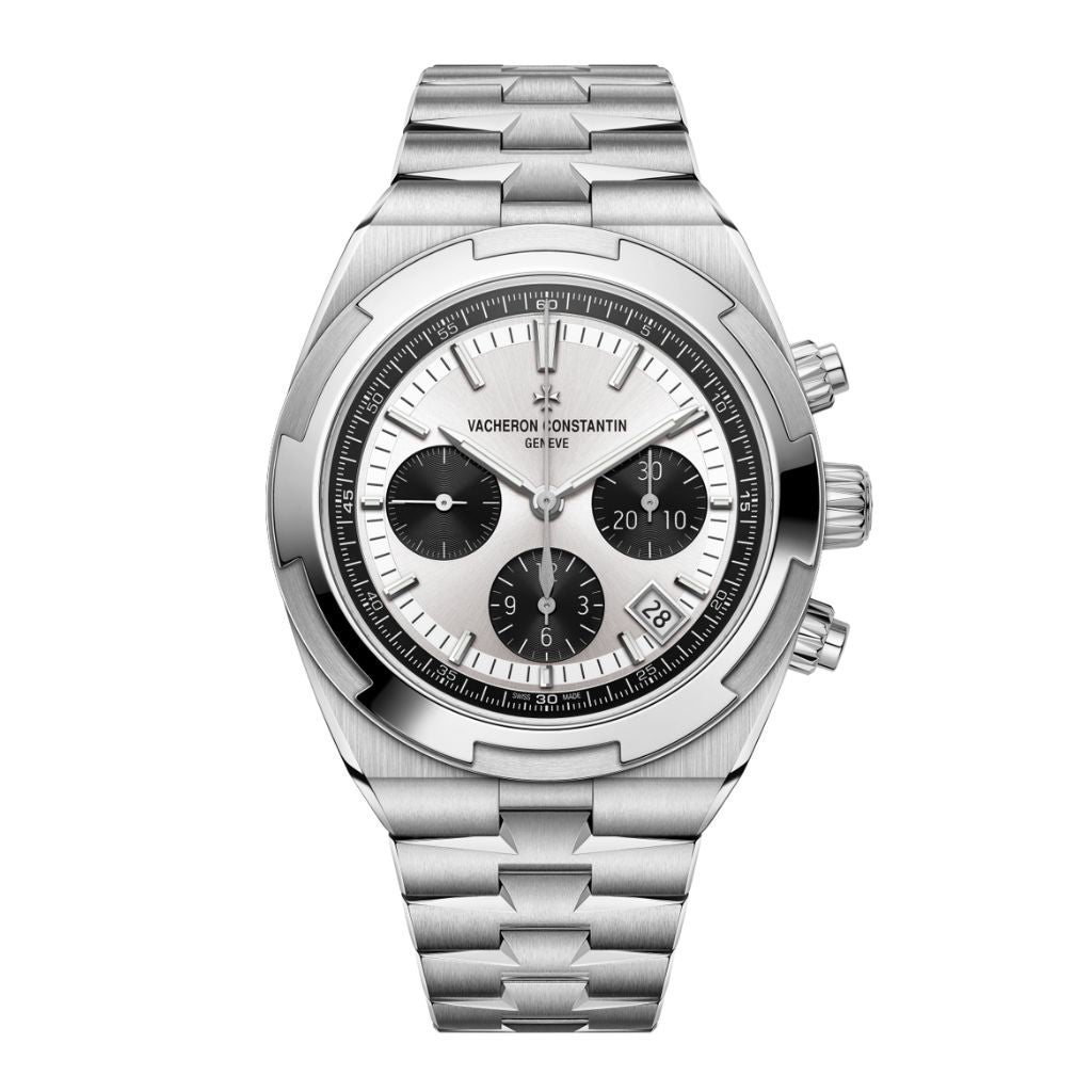 Vacheron Constantin Overseas chronograph 42.5 mm Silver Dial Stainless Steel Bracelet 5520V/210A-B686 - WATCHXNYC