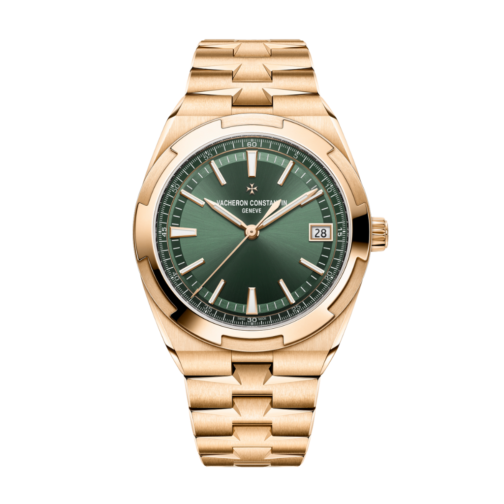Vacheron Constantin Overseas self-winding 41 mm Green Dial 18K Pink Gold Bracelet 4520V/210R-B967 - WATCHXNYC