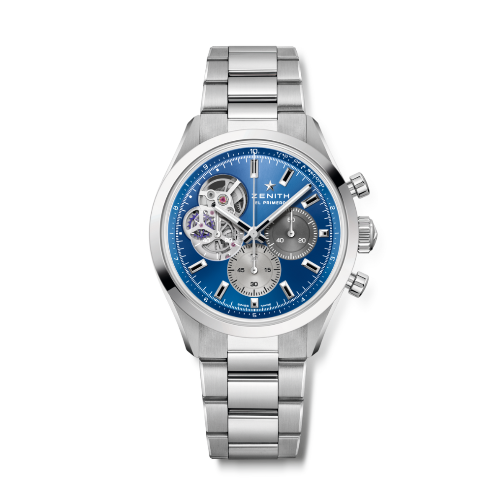 Zenith CHRONOMASTER OPEN 39.5 mm Blue Dial Stainless Steel Bracelet 03.3300.3604/51.M3300 - WATCHXNYC