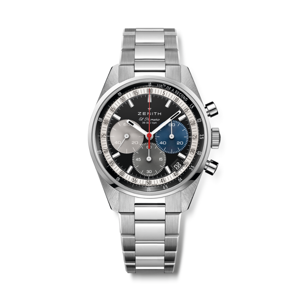 Zenith CHRONOMASTER ORIGINAL 38 mm Black Dial Stainless Steel Bracelet 03.3200.3600/22.M3200 - WATCHXNYC