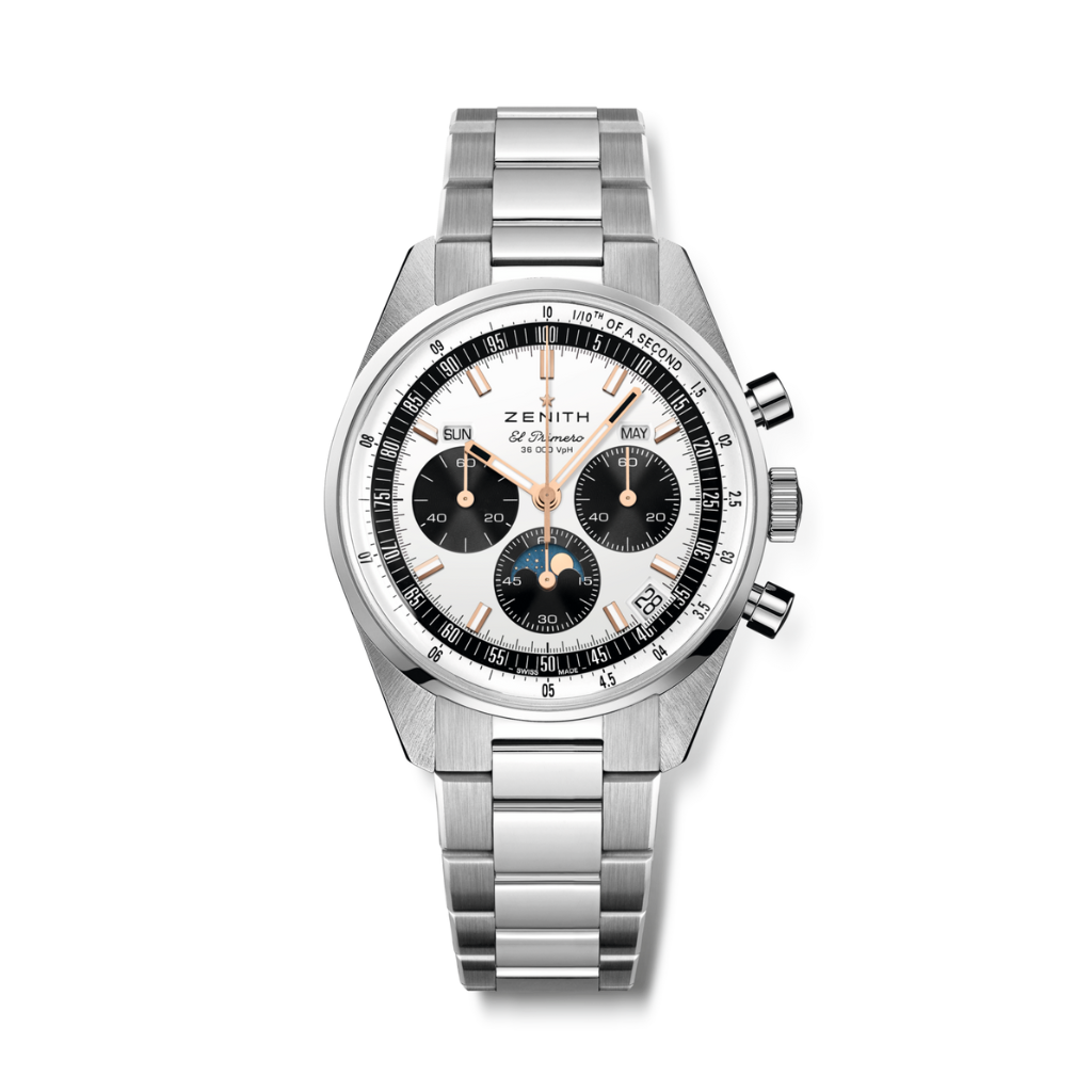 Zenith CHRONOMASTER ORIGINAL 38 mm Silver Dial Stainless Steel Bracelet 03.3400.3610/38.M3200 - WATCHXNYC