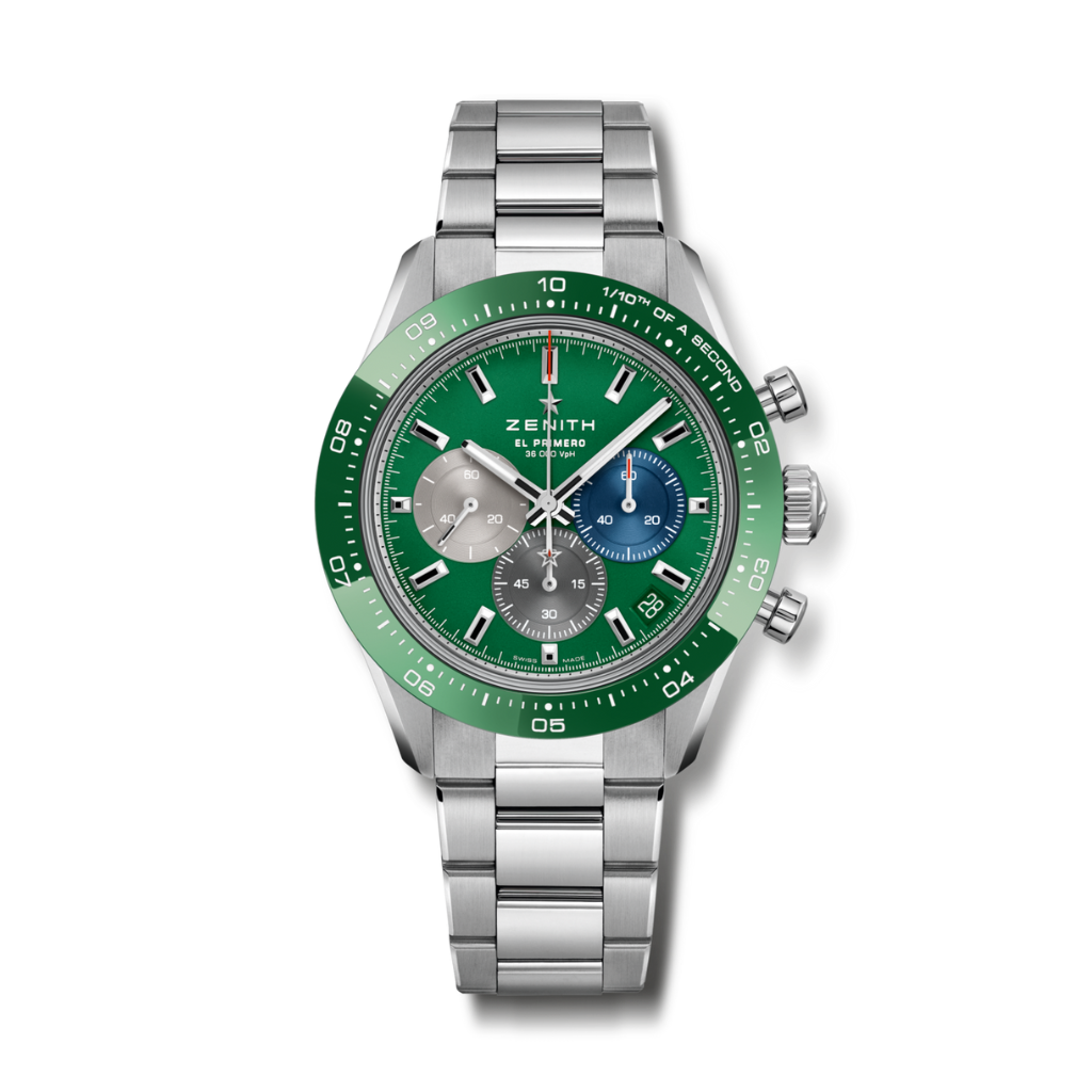 Zenith CHRONOMASTER SPORT 41 mm Green Dial Stainless Steel Bracelet 03.3119.3600/56.M3100 - WATCHXNYC