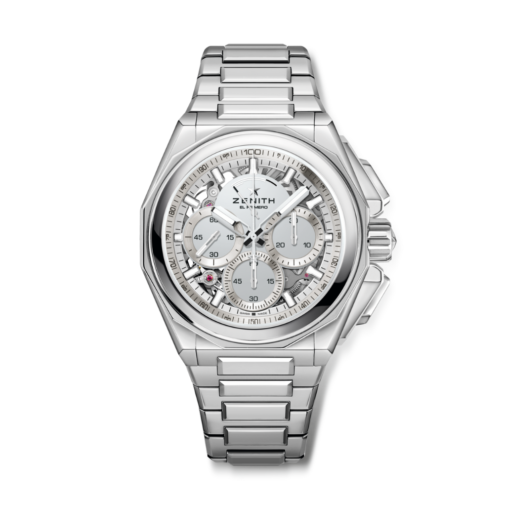 Zenith DEFY EXTREME 45 mm Silver Dial Polished Stainless Steel Bracelet 03.9102.9004/90.I001 - WATCHXNYC