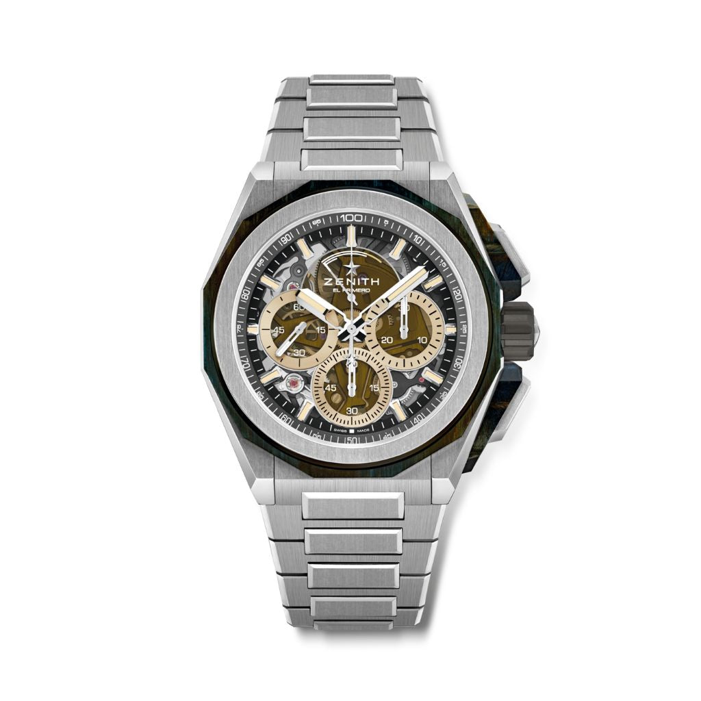Zenith DEFY EXTREME DESERT 45 mm Beige Dial Brushed Titanium Bracelet 95.9200.9004/77.I001 - WATCHXNYC