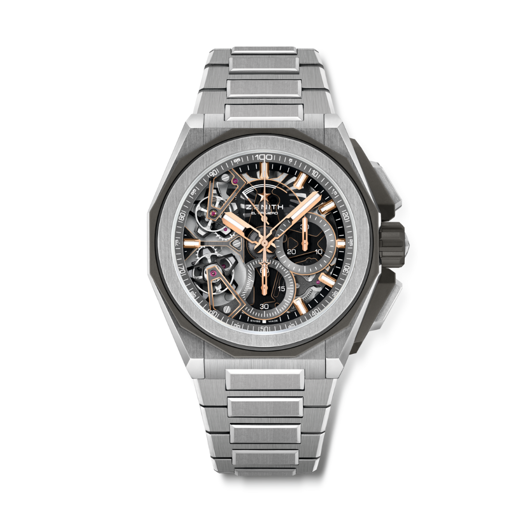 Zenith DEFY EXTREME DOUBLE TOURBILLON 45 mm Black Dial Brushed Titanium Bracelet 95.9100.9020/78.I001 - WATCHXNYC