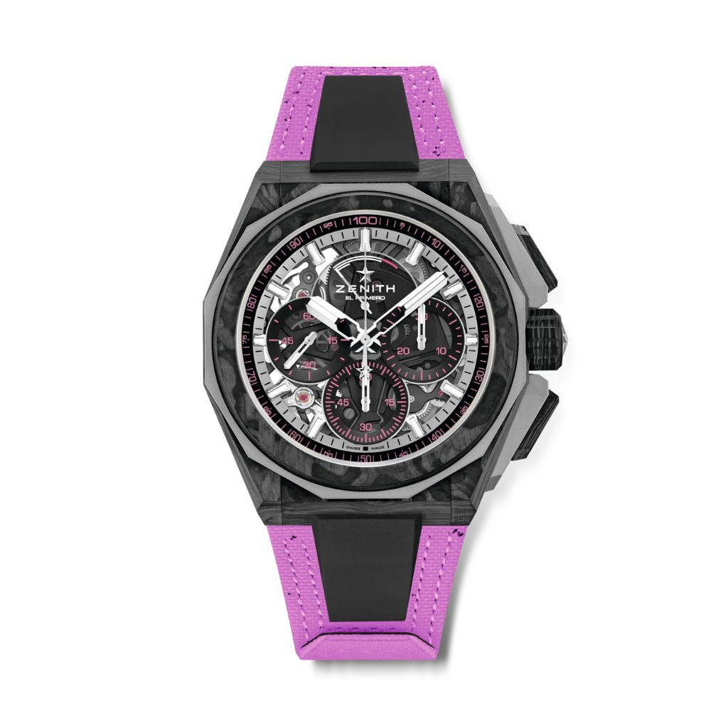 Zenith DEFY Extreme E Energy X Prix 45 mm Silver Dial Carbon & Microblasted Titanium Velcro Strap 10.9100.9004-2/24.I301 - WATCHXNYC