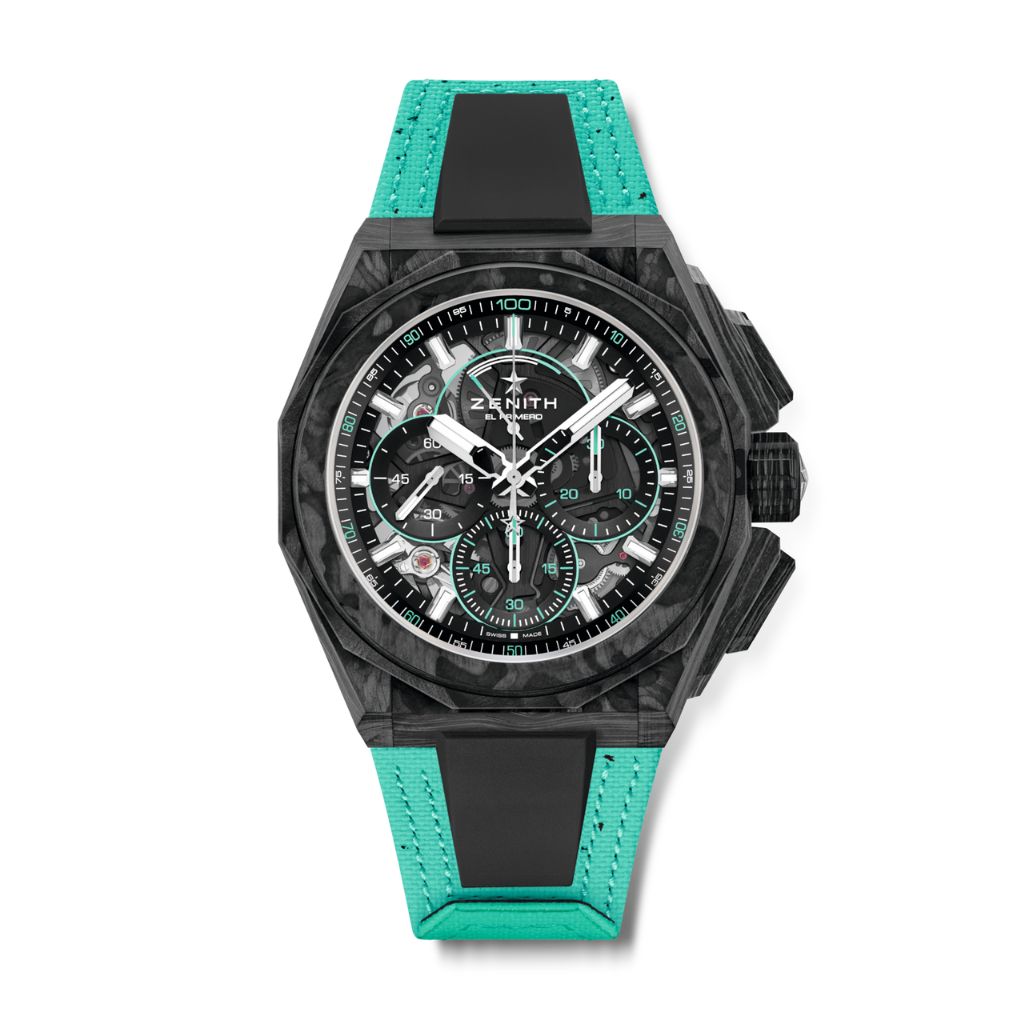Zenith DEFY Extreme E Second Edition 45 mm Black Dial Carbon Velcro Strap 10.9101.9004/60.I310 - WATCHXNYC