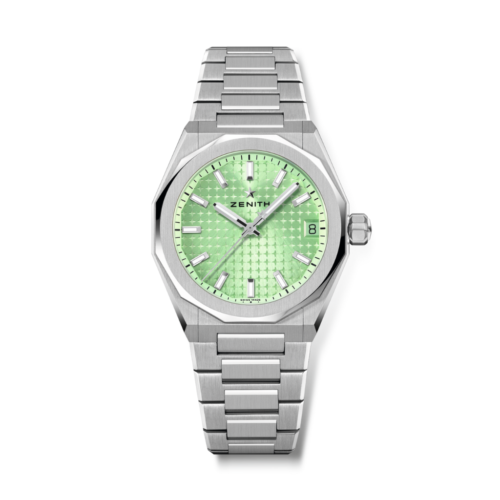 Zenith DEFY SKYLINE 36 mm Light Green Dial Stainless Steel Bracelet 03.9400.670/61.I001 - WATCHXNYC