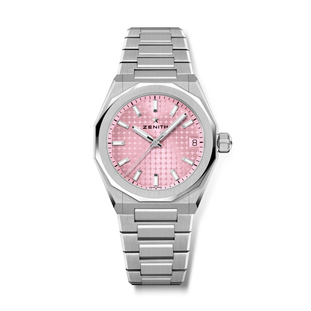 Zenith DEFY SKYLINE 36 mm Pink Dial Stainless Steel Bracelet 03.9400.670/18.I001 - WATCHXNYC