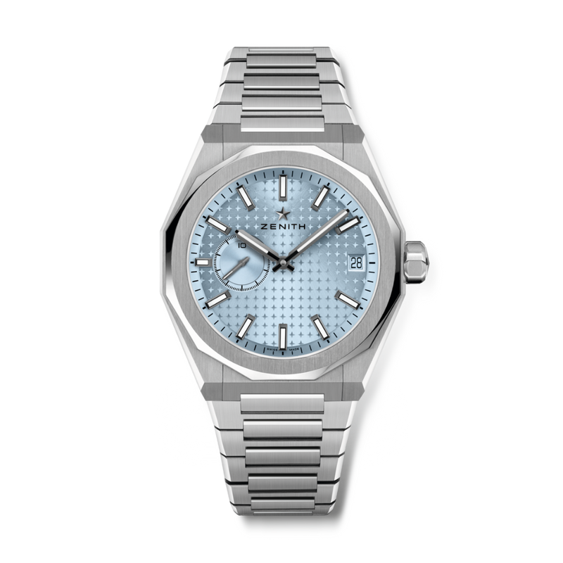 Zenith DEFY SKYLINE 41 mm Esfera azul hielo Pulsera de acero inoxidable 03.9300.3620/15.I001