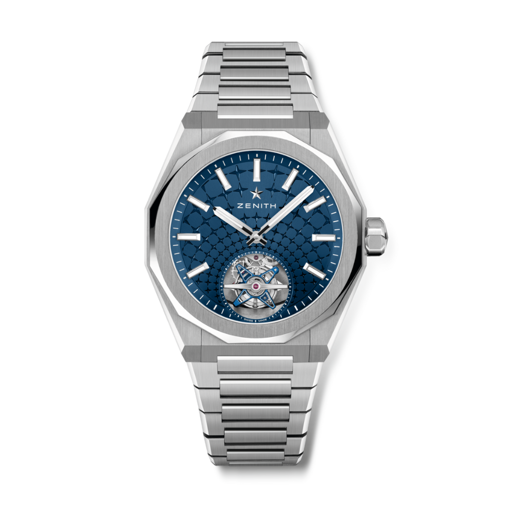 Zenith DEFY SKYLINE TOURBILLON 41 mm Blue Dial Stainless Steel Bracelet 03.9300.3630/51.I001 - WATCHXNYC