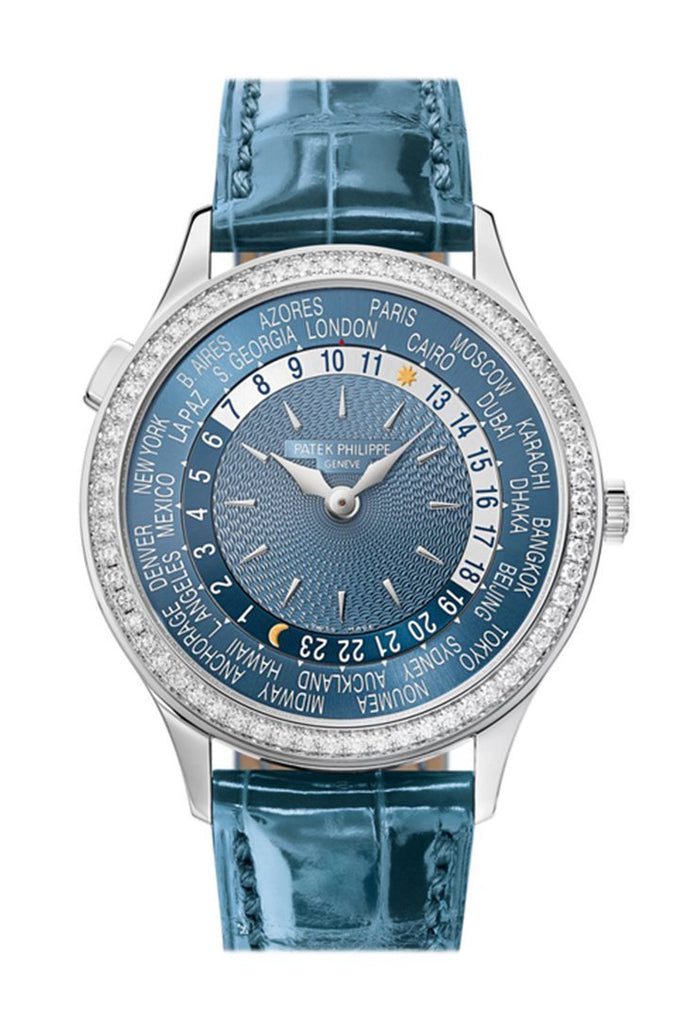 Patek Philippe Complications World Time Automatic Diamond Blue Dial ...