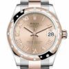 Rolex Datejust 31 Rosé Colour Roman Dial Diamond Bezel Rose Gold Two Tone Watch 278341YKR