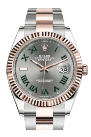 Rolex Datejust 41 Slate Dial Men's Steel And 18kt Everose Gold Oyster Watch 126331_TE